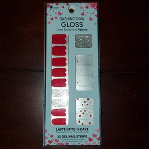 Dashing Diva Gloss Ultra Shine Gel Palette Nails Hauted Hearts NWT